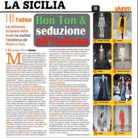 Milan Fashion Week a/i 13/14 (febbraio 2013) su La Sicilia - Vivere